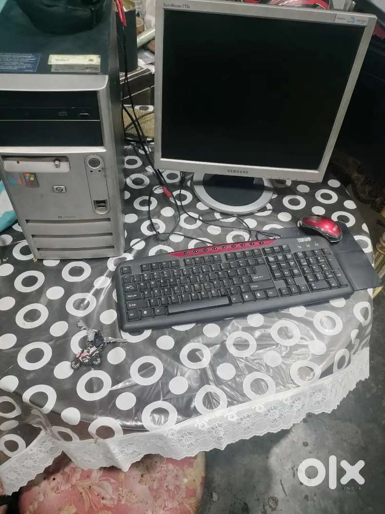 Hp dekstop working.  Monitor samsung