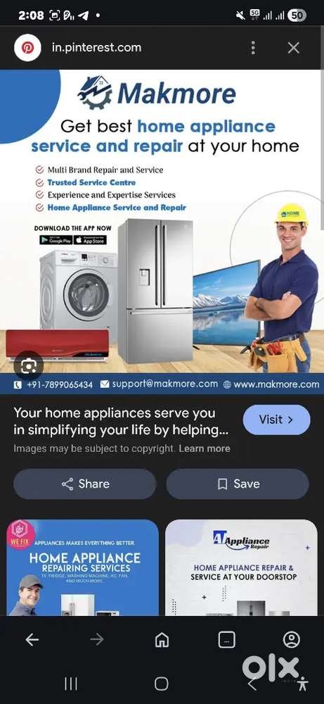 Ac fridge washing machine micro oven technician wanted