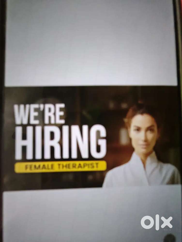 We are hiring spa female therapist@ trivandrum