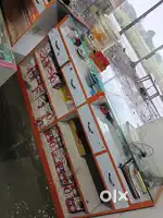 SHOP COUNTER AND RACK.. FURNITURE