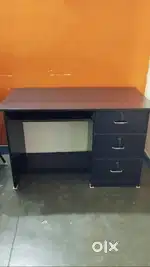 One Iron shelf and one Study/Office table.