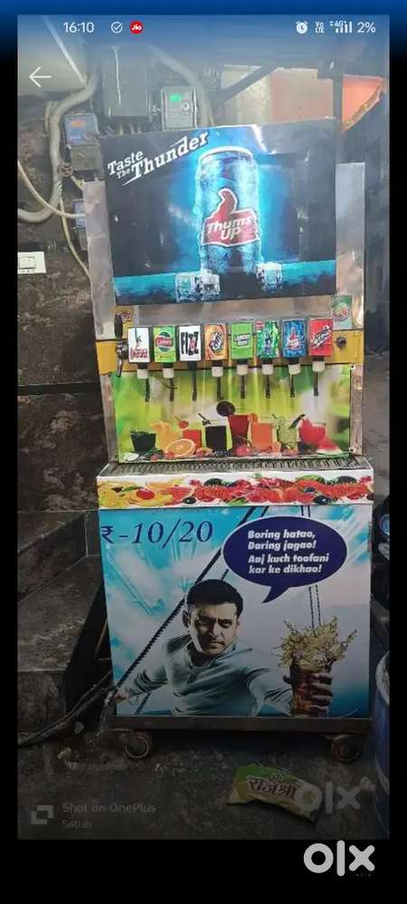 Soda flavour machine