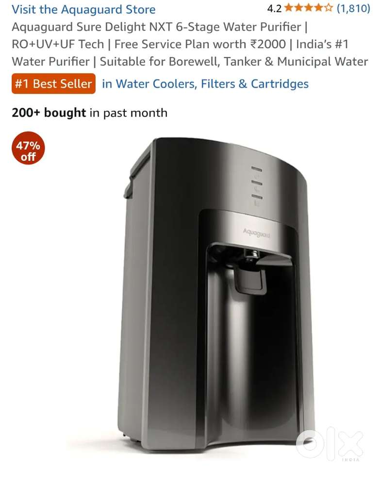 New Aquaguard Sure Delight NXT Water Purifier – Unused, Box Packed!