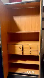 Handmade thick wooden wardrobe