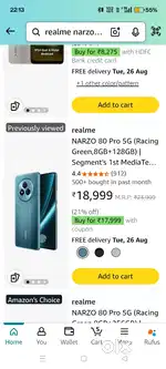 Realme Narzo 80 pro under warranty