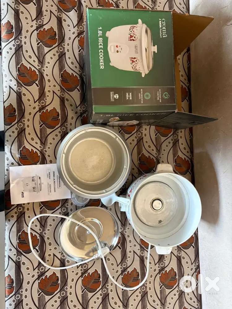 Croma 1.8 Litre Electric Rice Cooker with Keep Warm Function