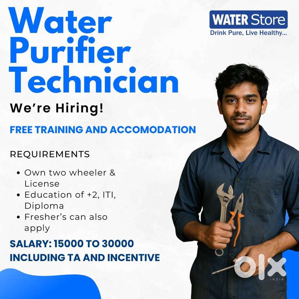 Water Purifier Technician – Trainee