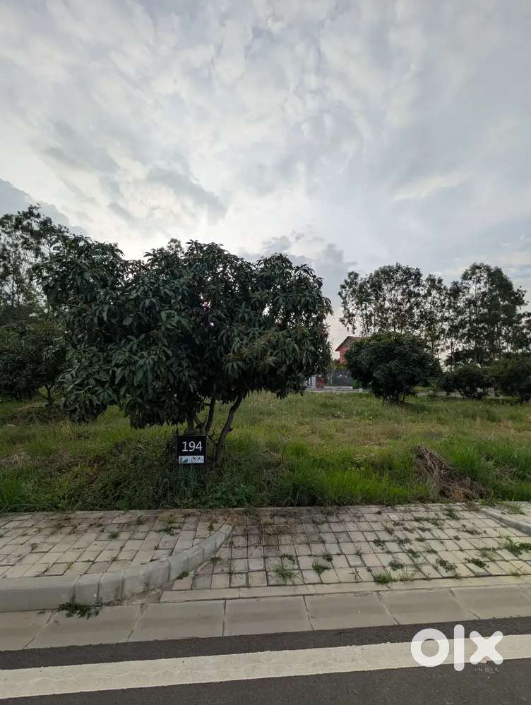 East facing premium plot infront of club house