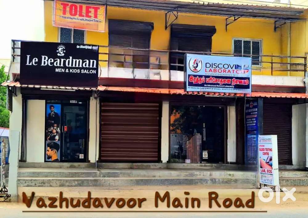 First Floor Shop & Office Main Road attached Toilet
