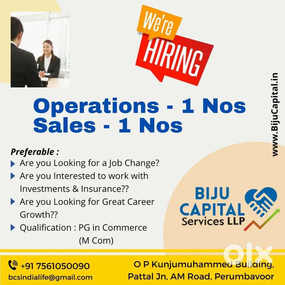 Operations & Back Office works