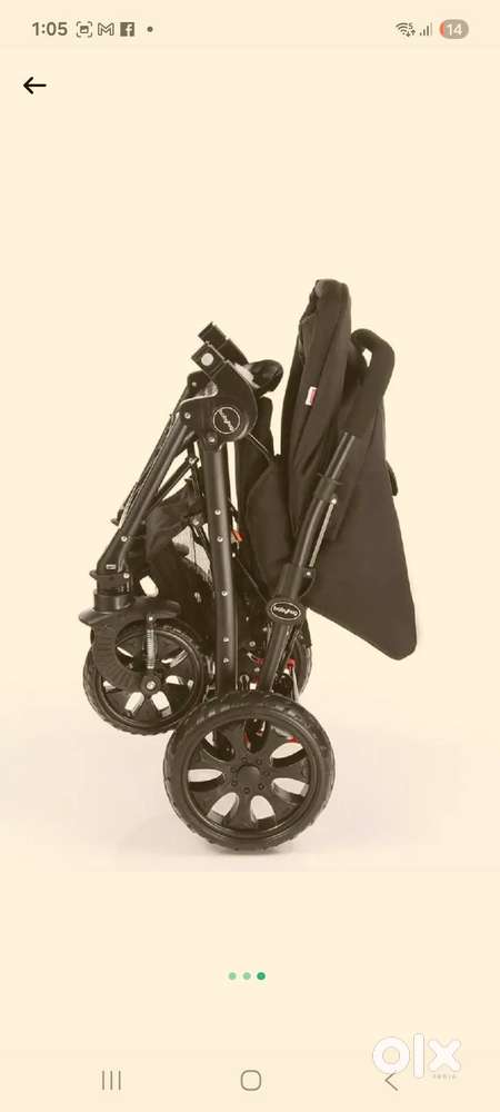 babyhug pram..weight capacity 35kg