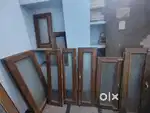 Sagwan ke palle with glass