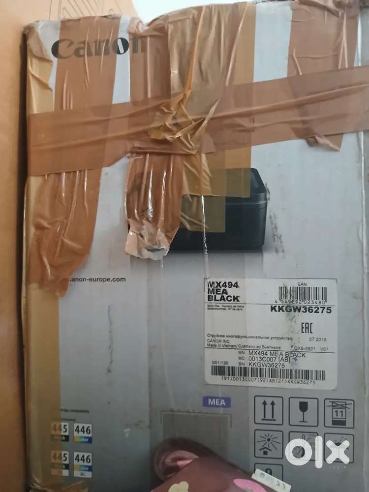 Canon MX494 All in one Printer(Brand new very rarely used)