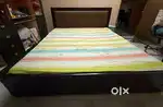 Sofa cum bed with storage box