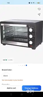Otg oven only 4 month old