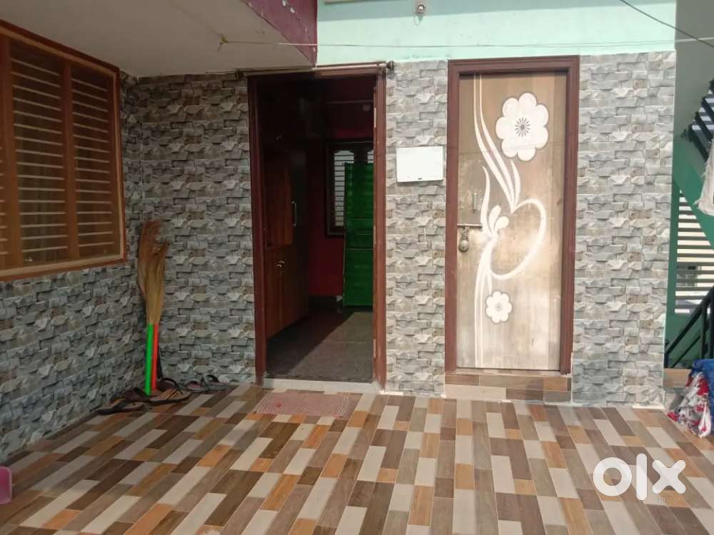 Single bed room with furnished bath room