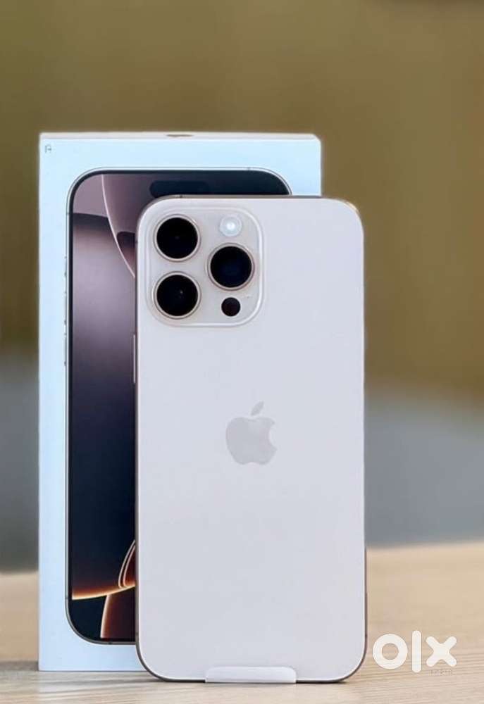 I phone 16 pro maz 256 dessert 100 health full box