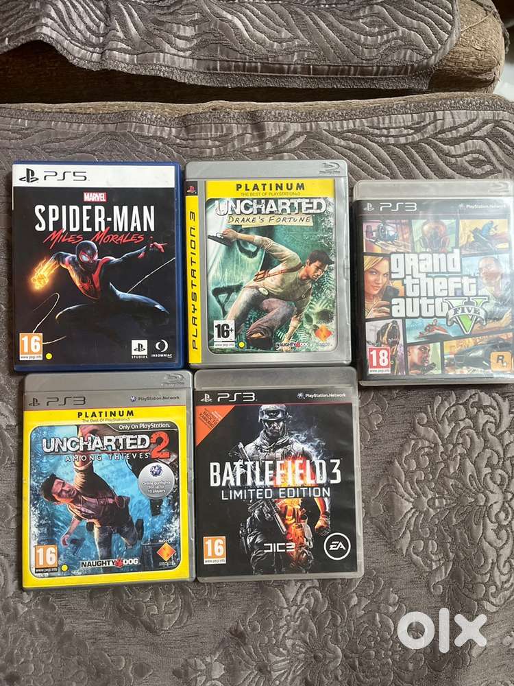 PS3 & PS5 Original Game CDs for Sale – Excellent Condition