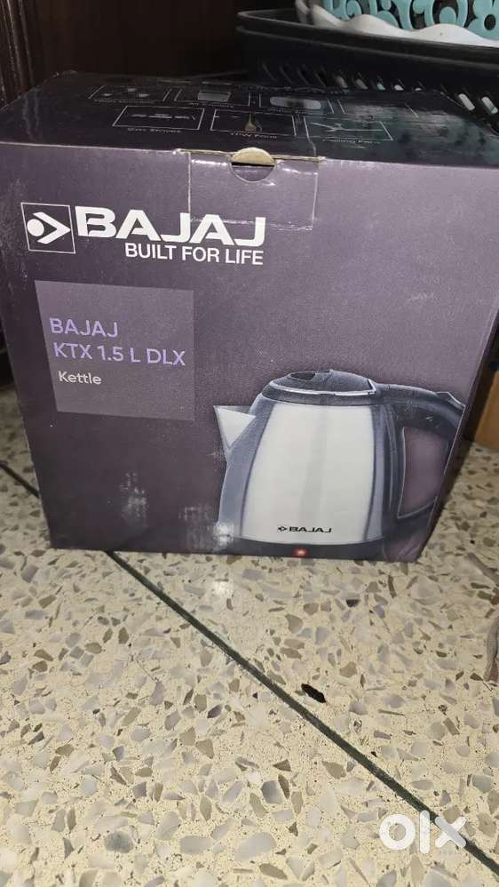 Bajaj 1.5l electric kettle brand new mrp 2050 only for rs700