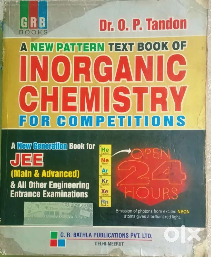 INORGANIC CHEMISTRY BY Dr. O. P.Tandon