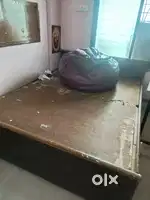 Pure Sagwan Bed