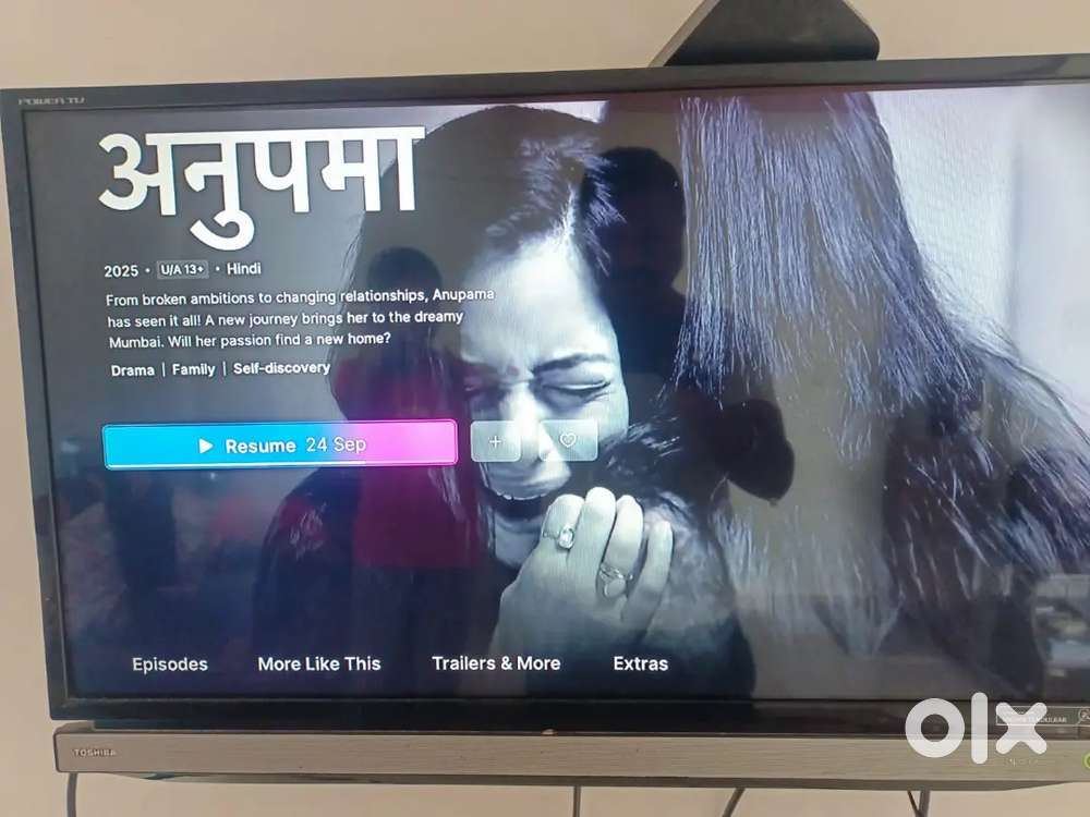 32 inches TOSHIBA LED TV & Airtel Android Xtream dish for sale