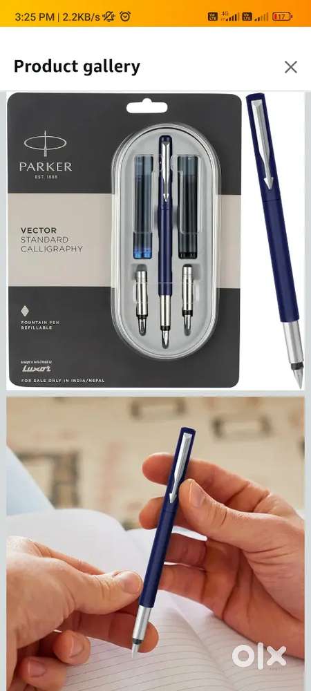 Parker vector calligraphy pen new pen