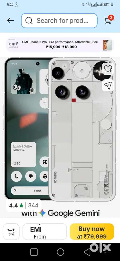 NOTHING PHONE 3 (NEW )
