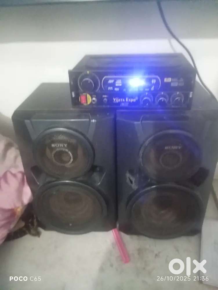 Sony speaker boxs 2  blutooth amplifier