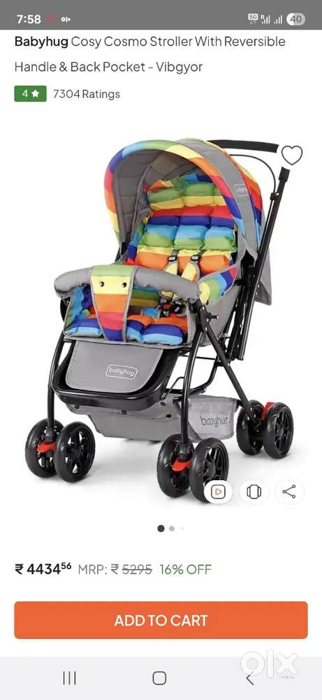 Babyhug Stroller for kids