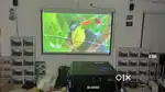 RD2 Projector 350Inch 4K 3D Watch Movies Cricket For Home Office Cafe