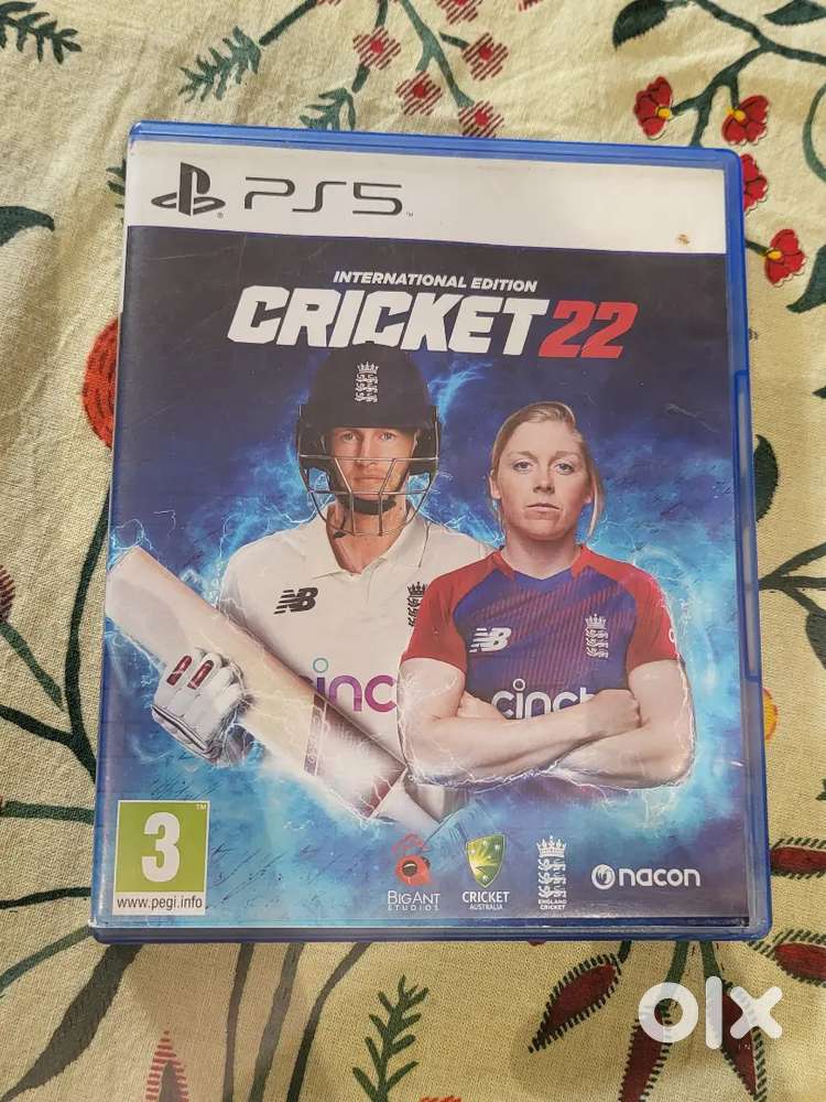 Selling Cricket 2022 PS5 game