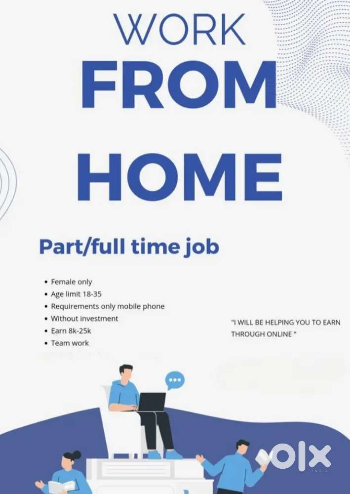 Part time computer data entry and typing job.