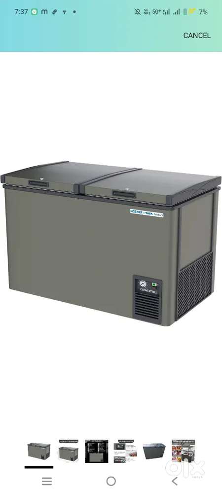 Voltas CVF320DD P/CVF320DA4-P-PL/CVF320DA4 Do (303L Gross, 295L Net)