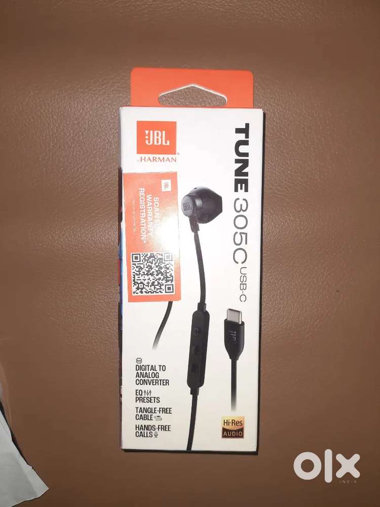 JBL Tune 305 C USB Brand New Wired In Earphones with 1 Year Warranty