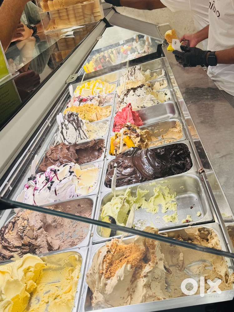 Branded icecream shop