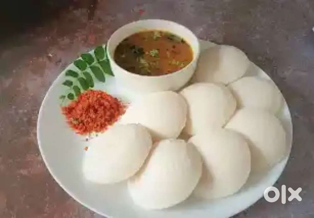Selling idili and dosa