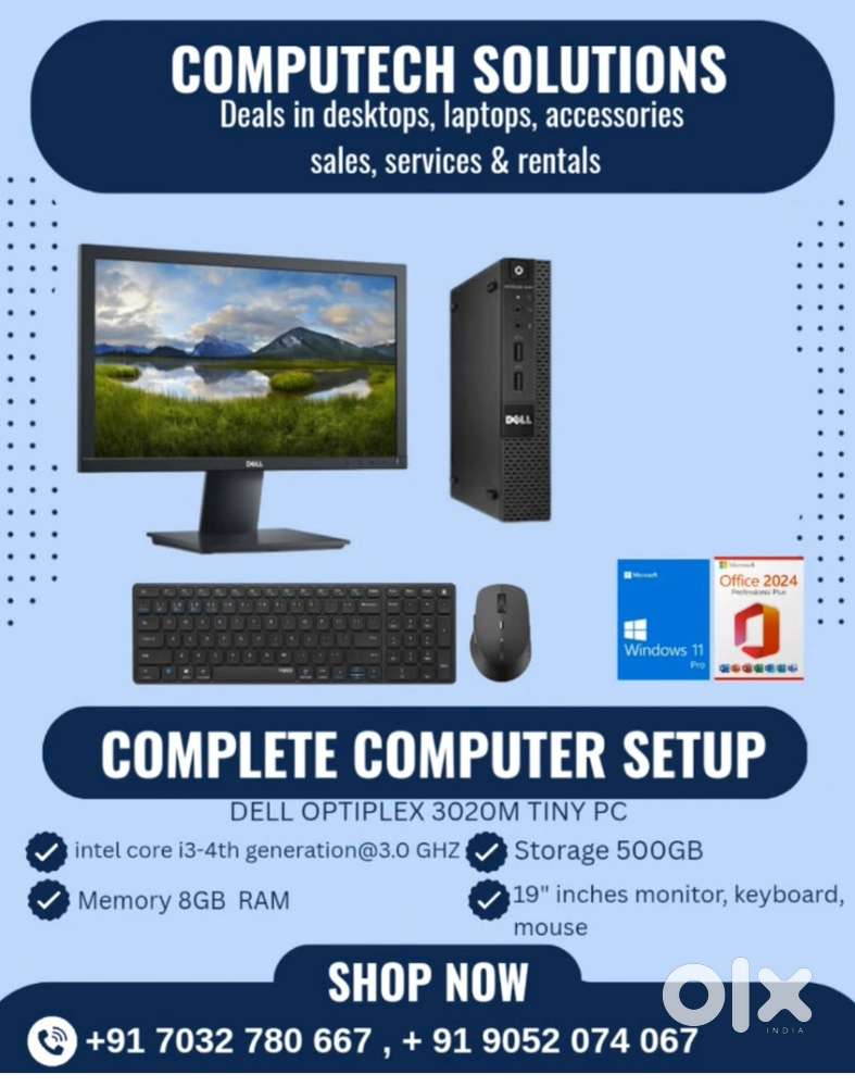 Dell Complete PC set only At just 8999/-