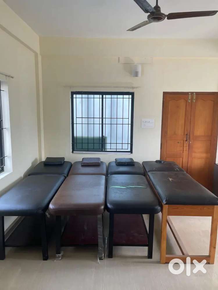 Spa bed, steamer, salon trolley for sale