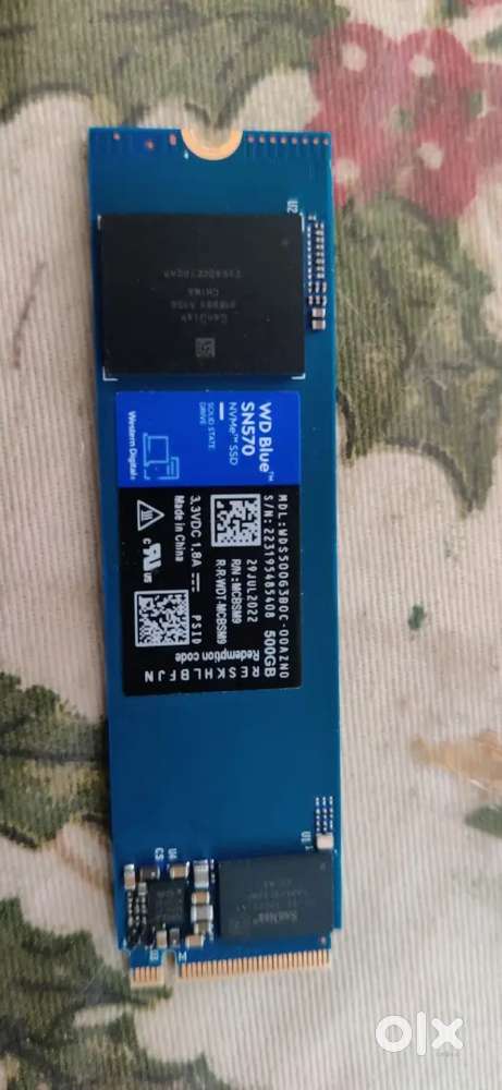 WD 500 GB SSD (2 years warranty)bought just 7 months ago