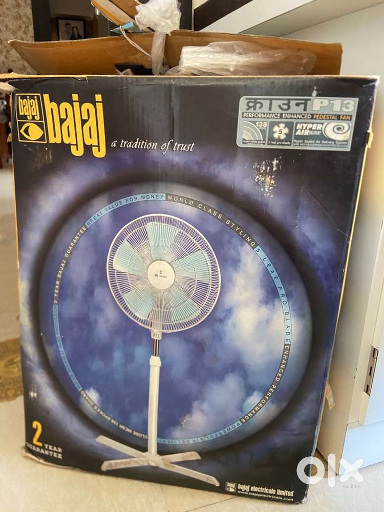 Bajaj pedestal fan - never used