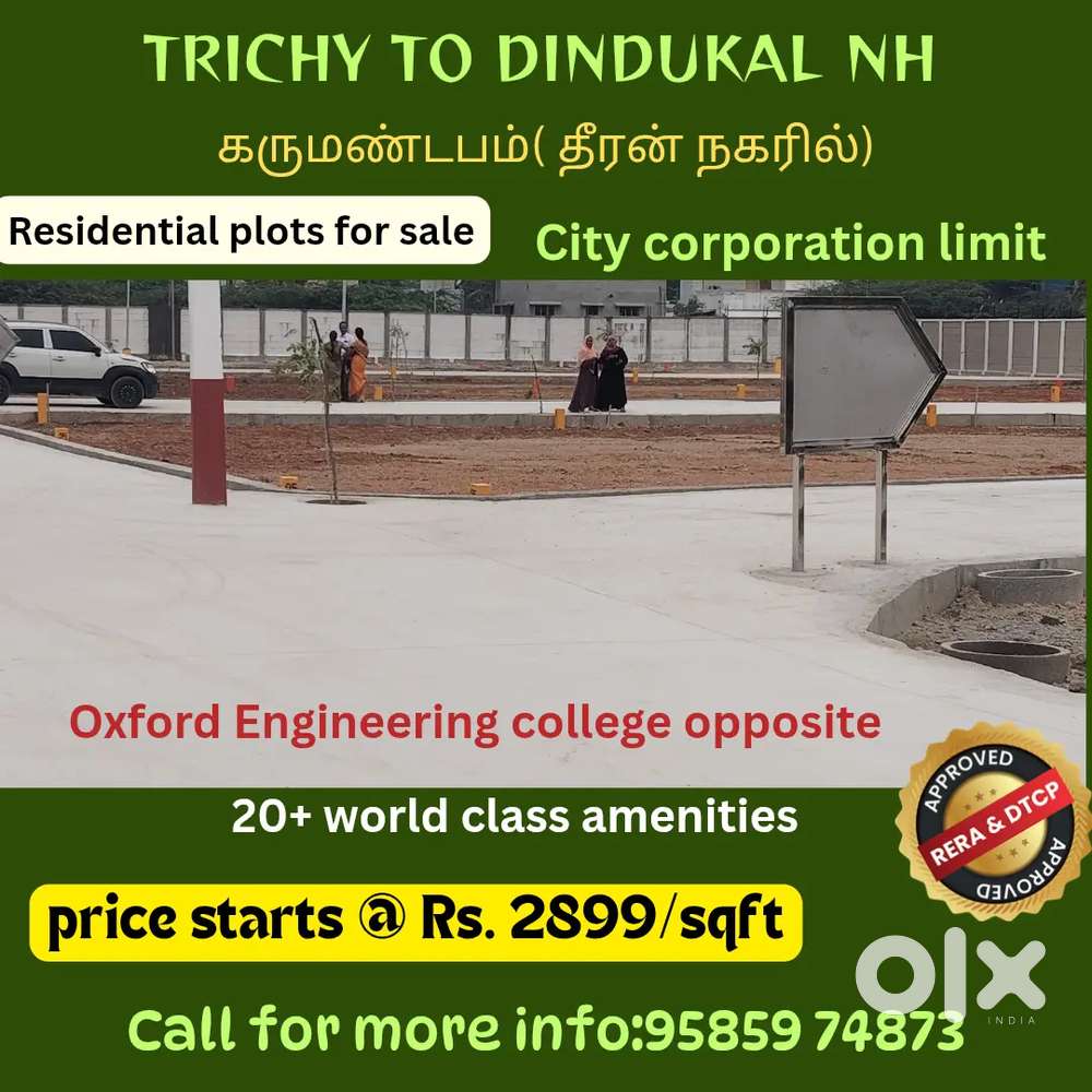 Dtcp rera approved plots for sale