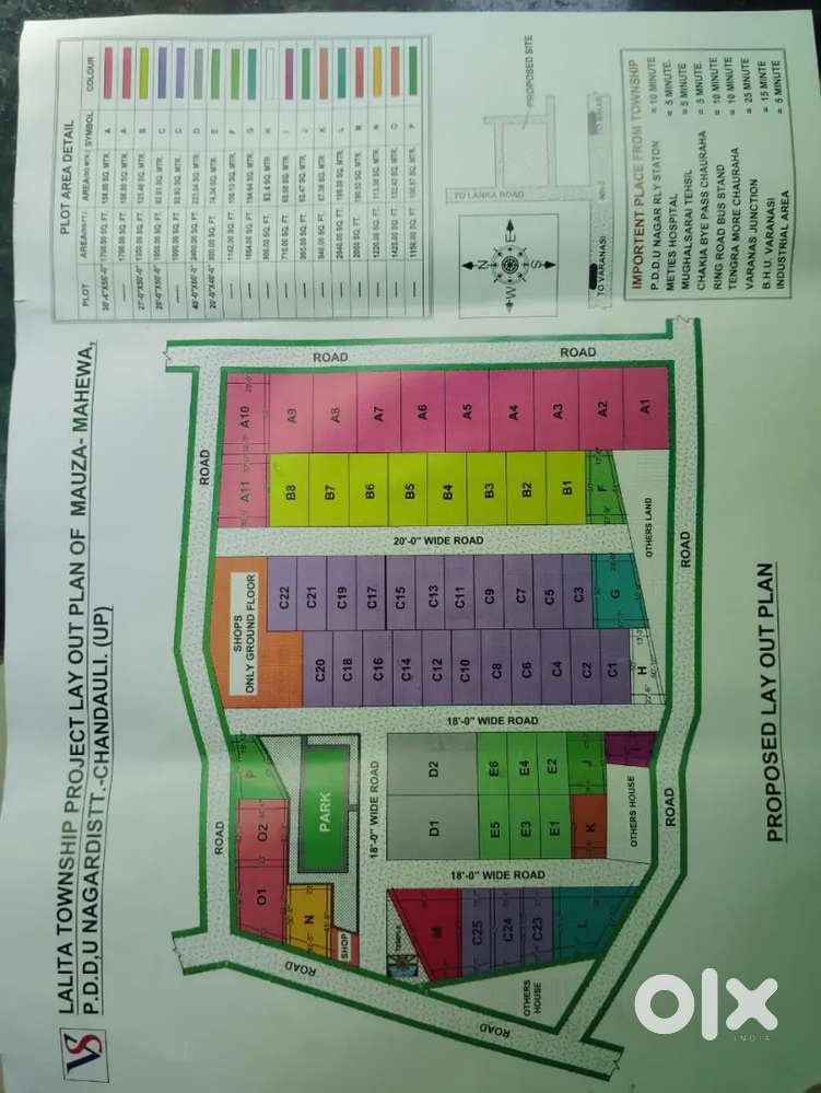 Plots available 1800 rupees sqft starting
