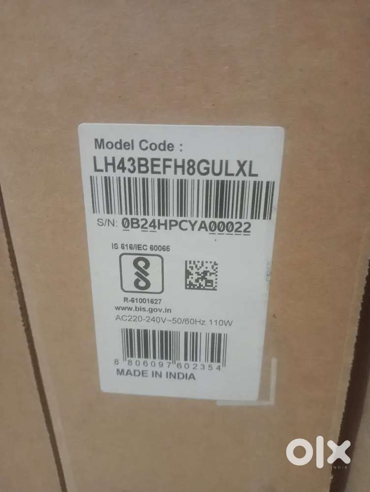 43 inch TV stoke full