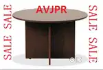 New Wooden Round top meeting table
