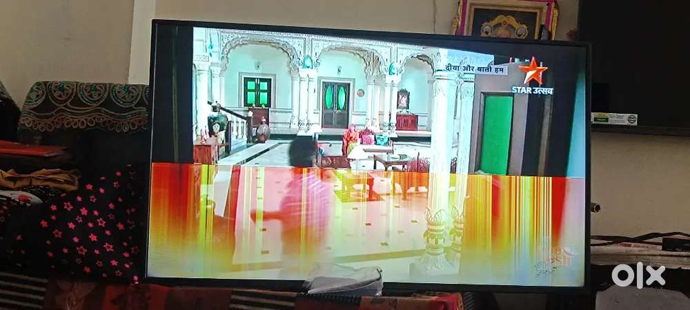 43 inch Haier led panel mein problem hai sath me setup box