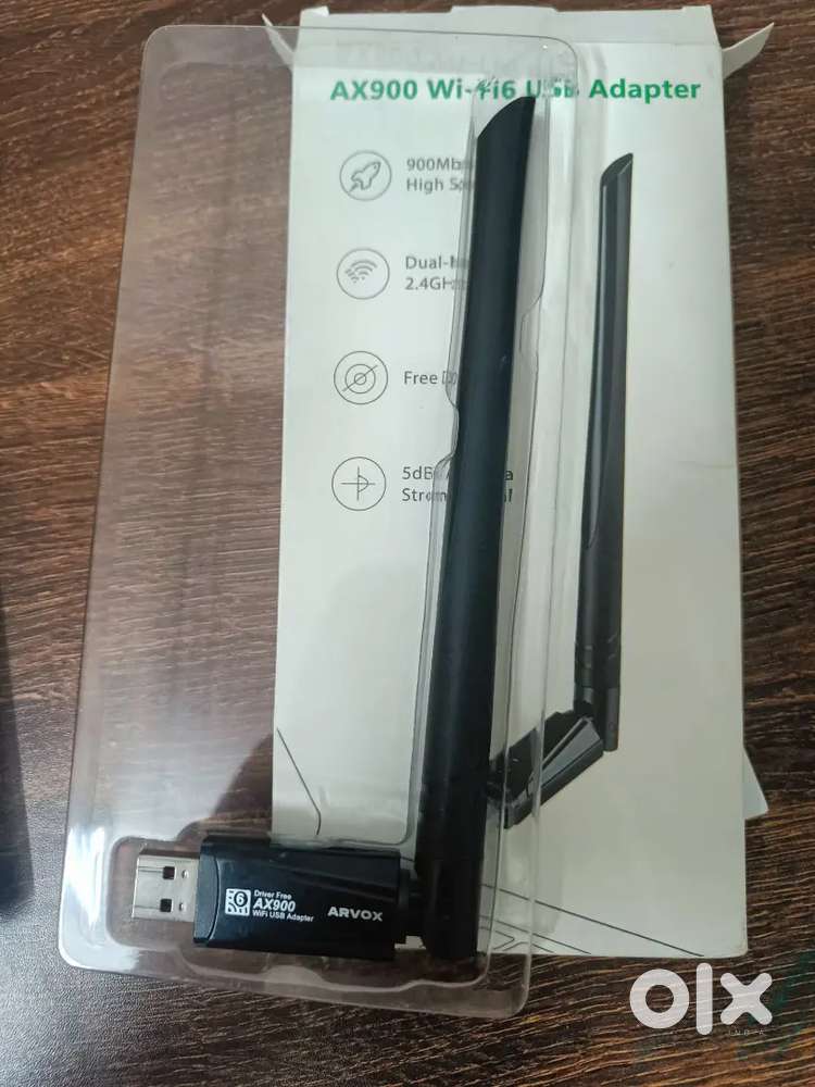 Wi-Fi USB Adapter Wi-Fi6 High speed 900Mbps