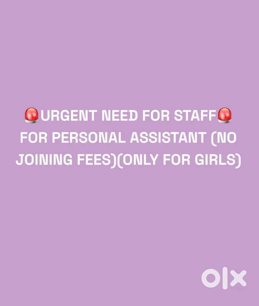 Argent need for parsonal assistant job