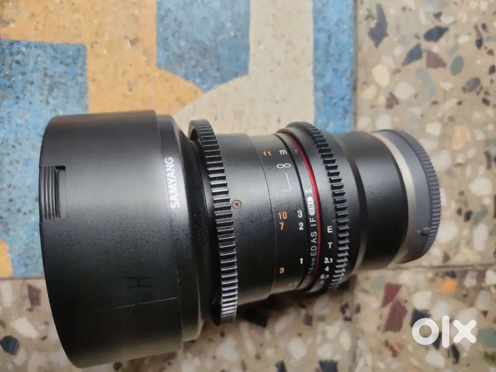 Sony Samyamg 14mm f3.1 cinematic lens.