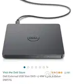 Dell external DVD drivers